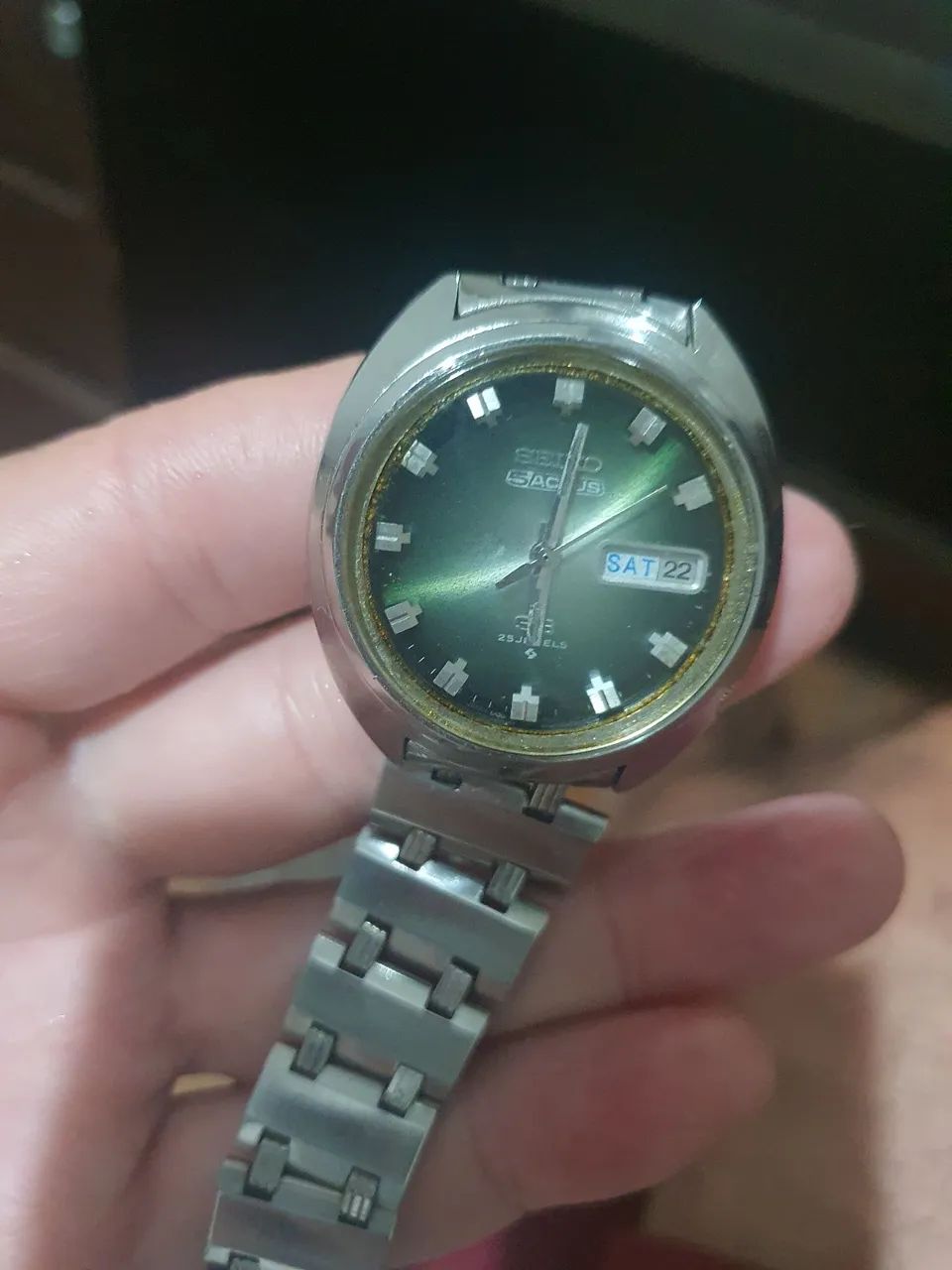 Seiko 5 actus funcionando normalmente todo em aço inox  - Foto 2
