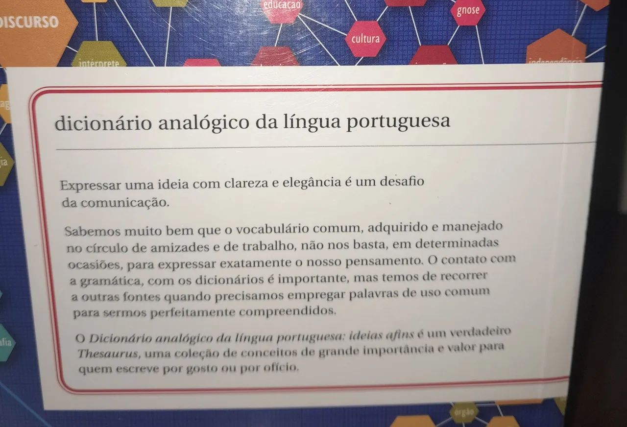 Lacrado*Dicionário Analógico da Língua Portuguesa - Livros e