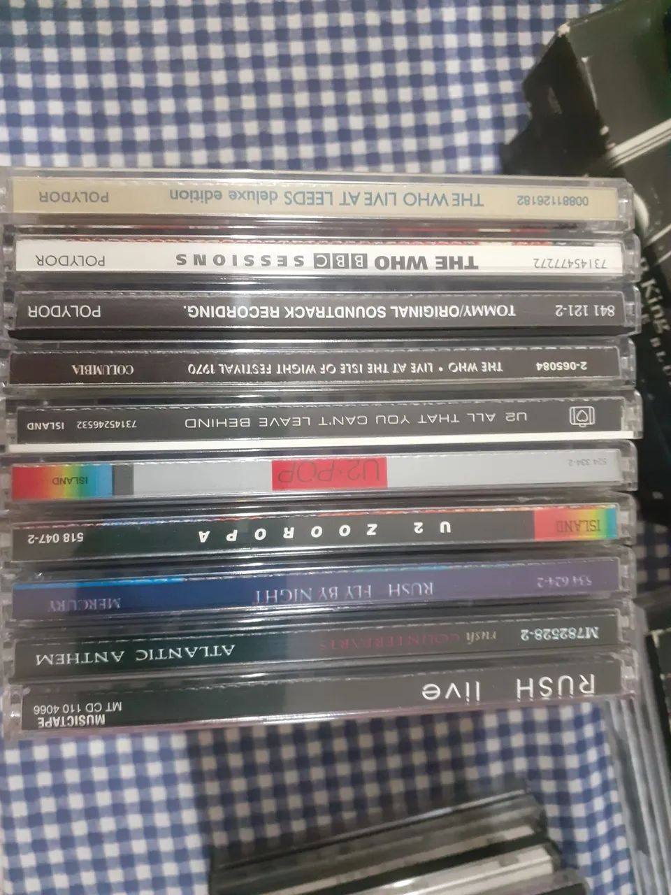 10 CDs The Who, U2, Rush