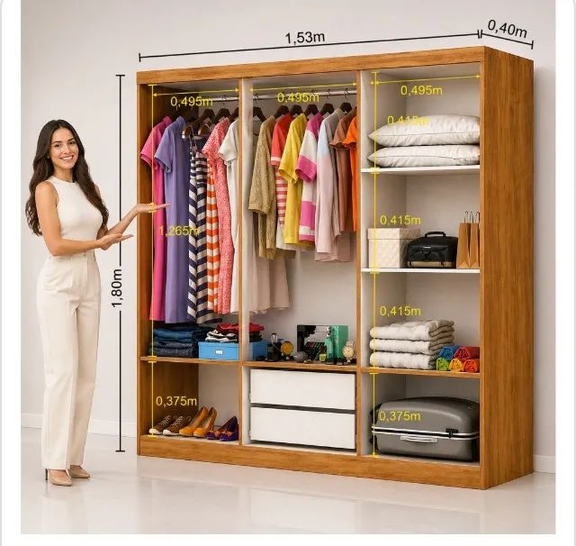 Guarda roupa casal - Foto 2