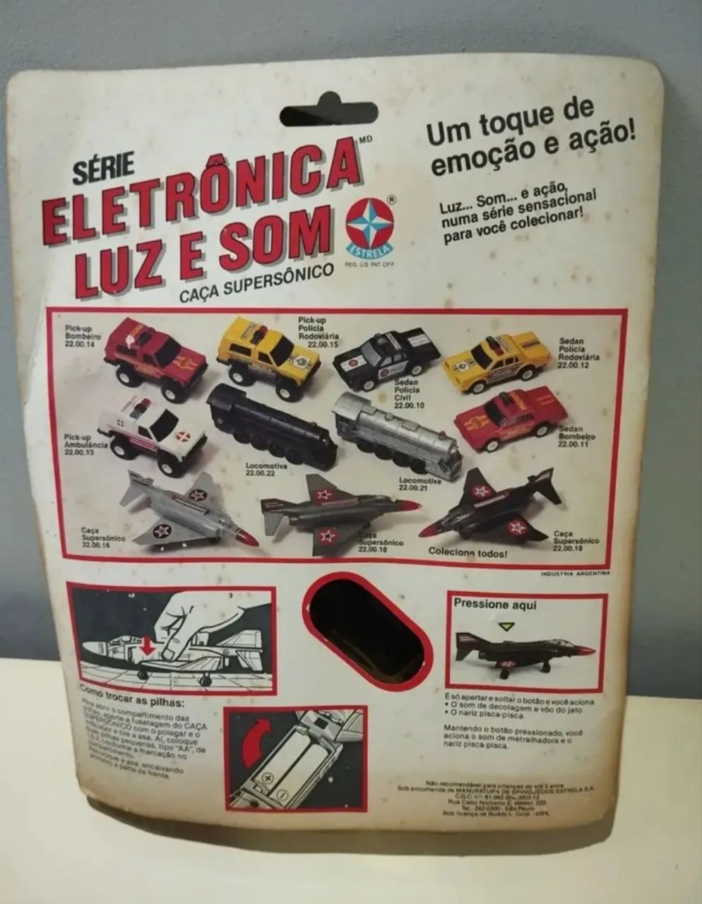 Avião eletrônico antigo som e luz da Estrela lacrado  - Foto 4