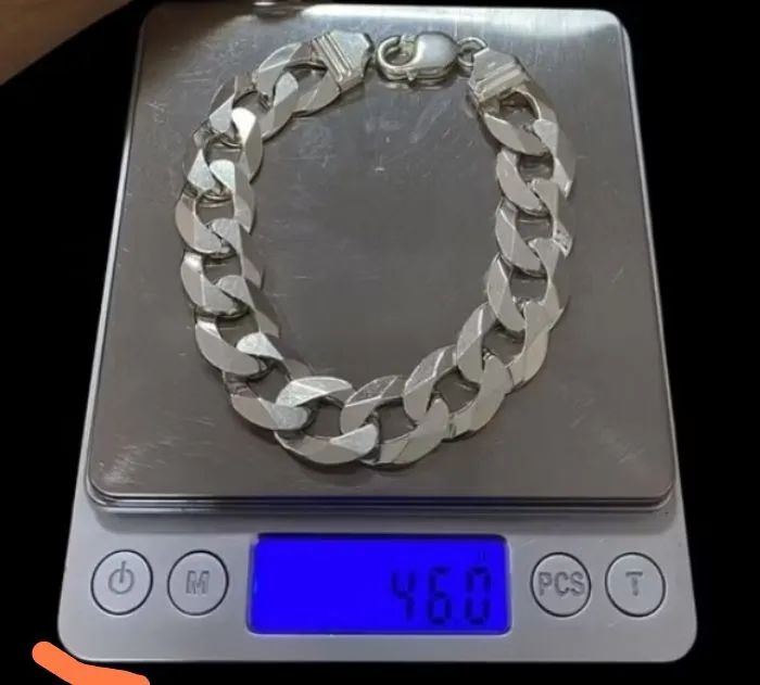 Pulseira de prata  - Foto 3