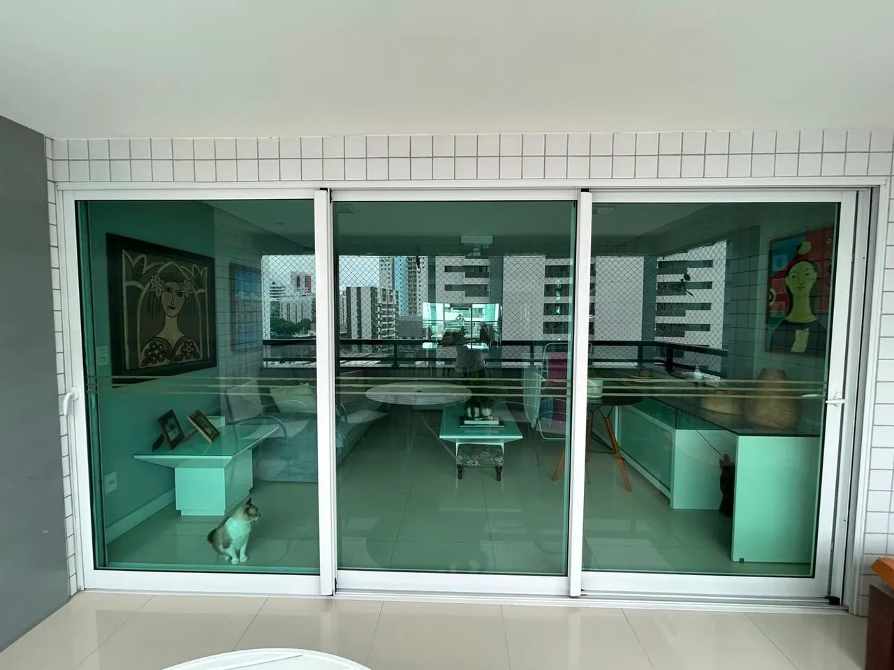 Porta vidro 3 folhas(acústica) 4× 2.14 mts!!!
