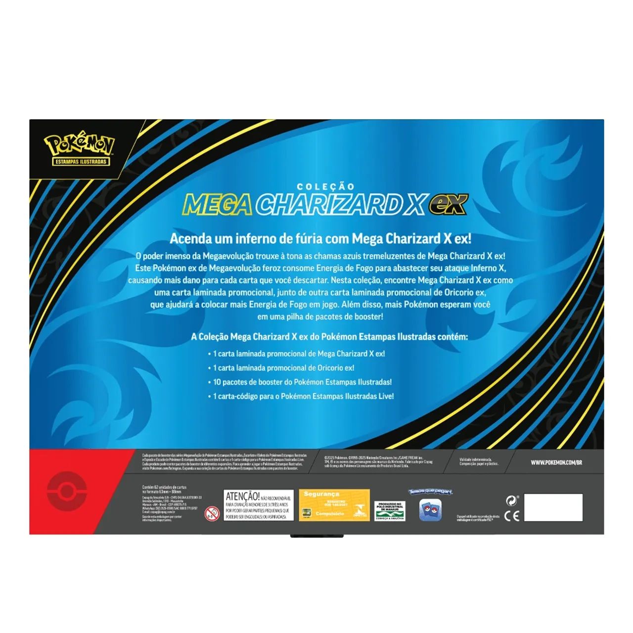 Box Coleção Mega Charizard X EX - Pokémon TCG | Original COPAG - Foto 2