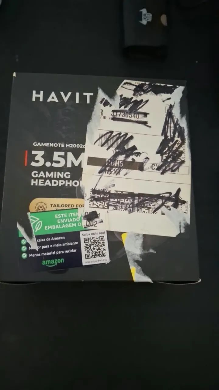 Fone de ouvido havit h2002d COM CAIXA