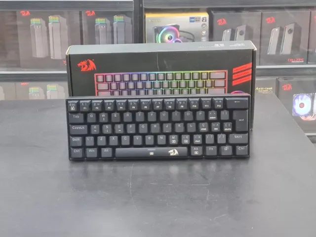 Teclado Redragon Dragonborn Preto Switch Marrom - Foto 2