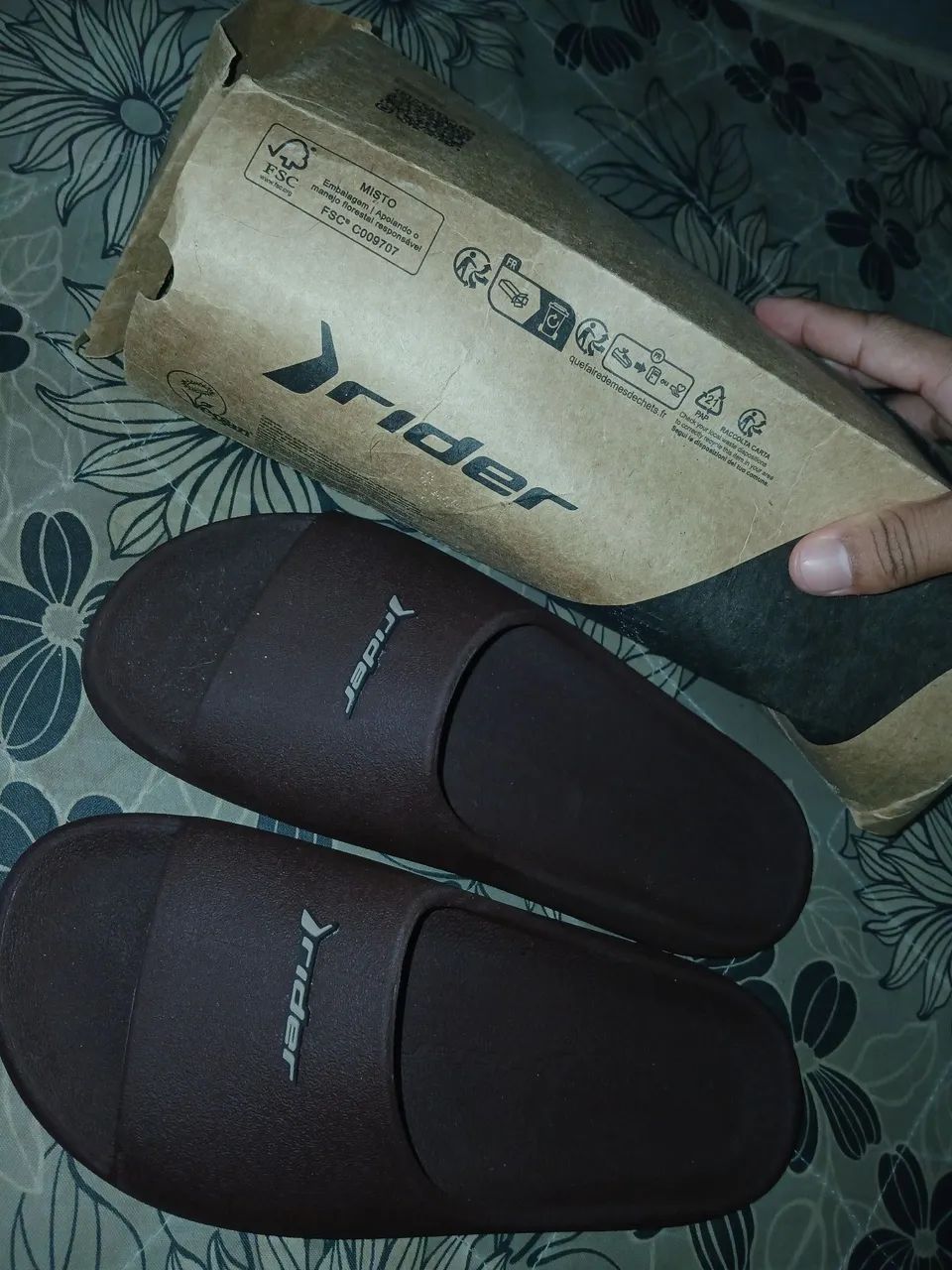 Chinelo Rider original marrom