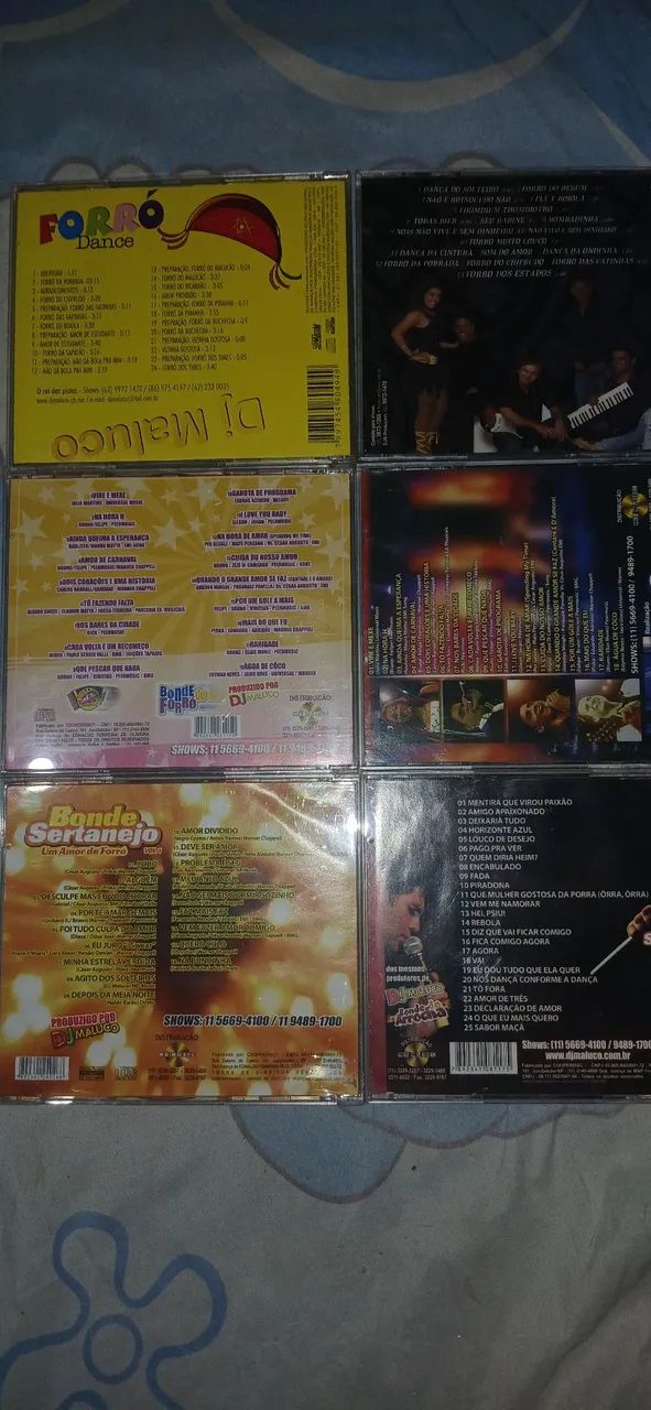 Kit cds forró  6 cds por 120 - Foto 2