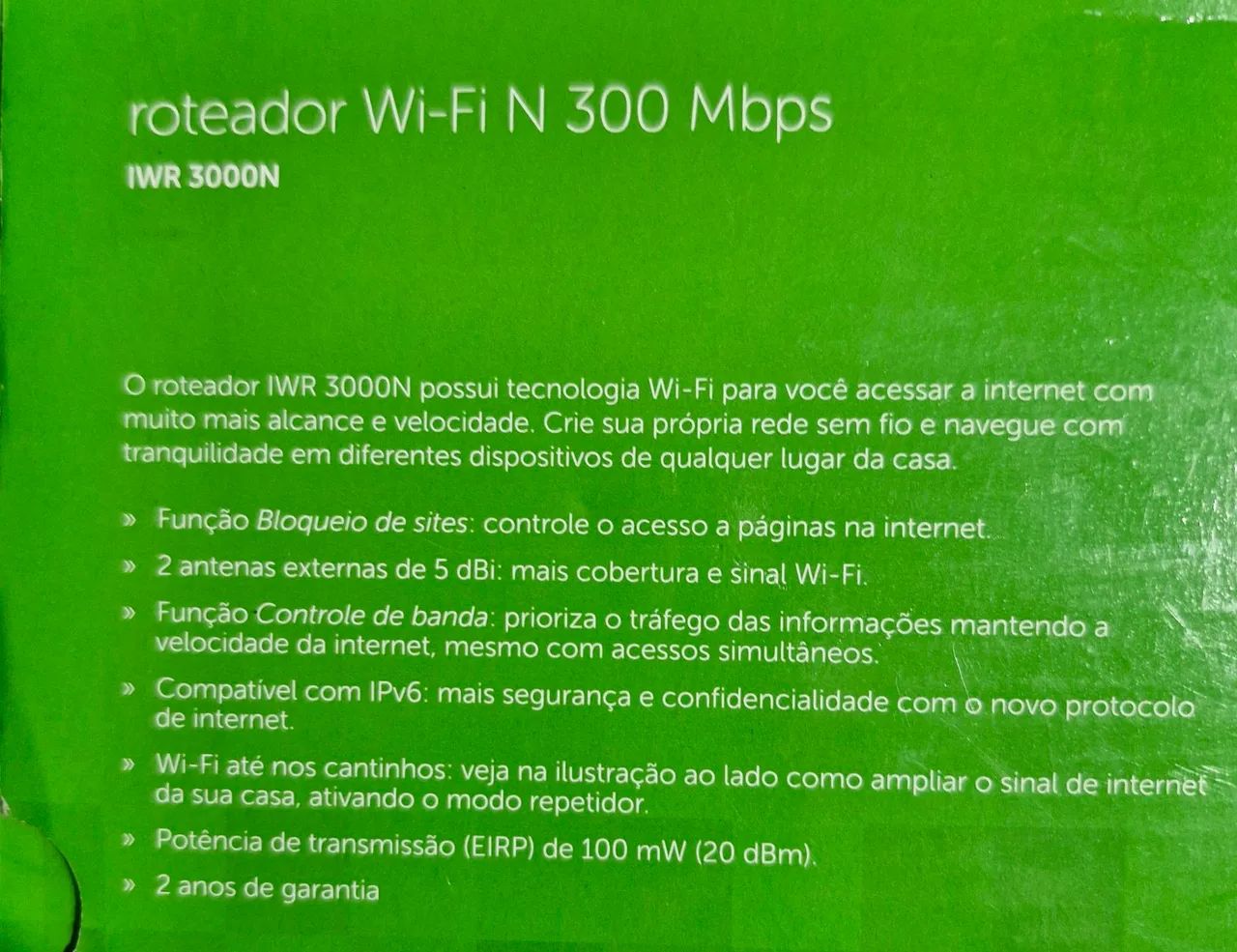 Roteador Wi-Fi Intelbras 2.4GHz - Foto 6