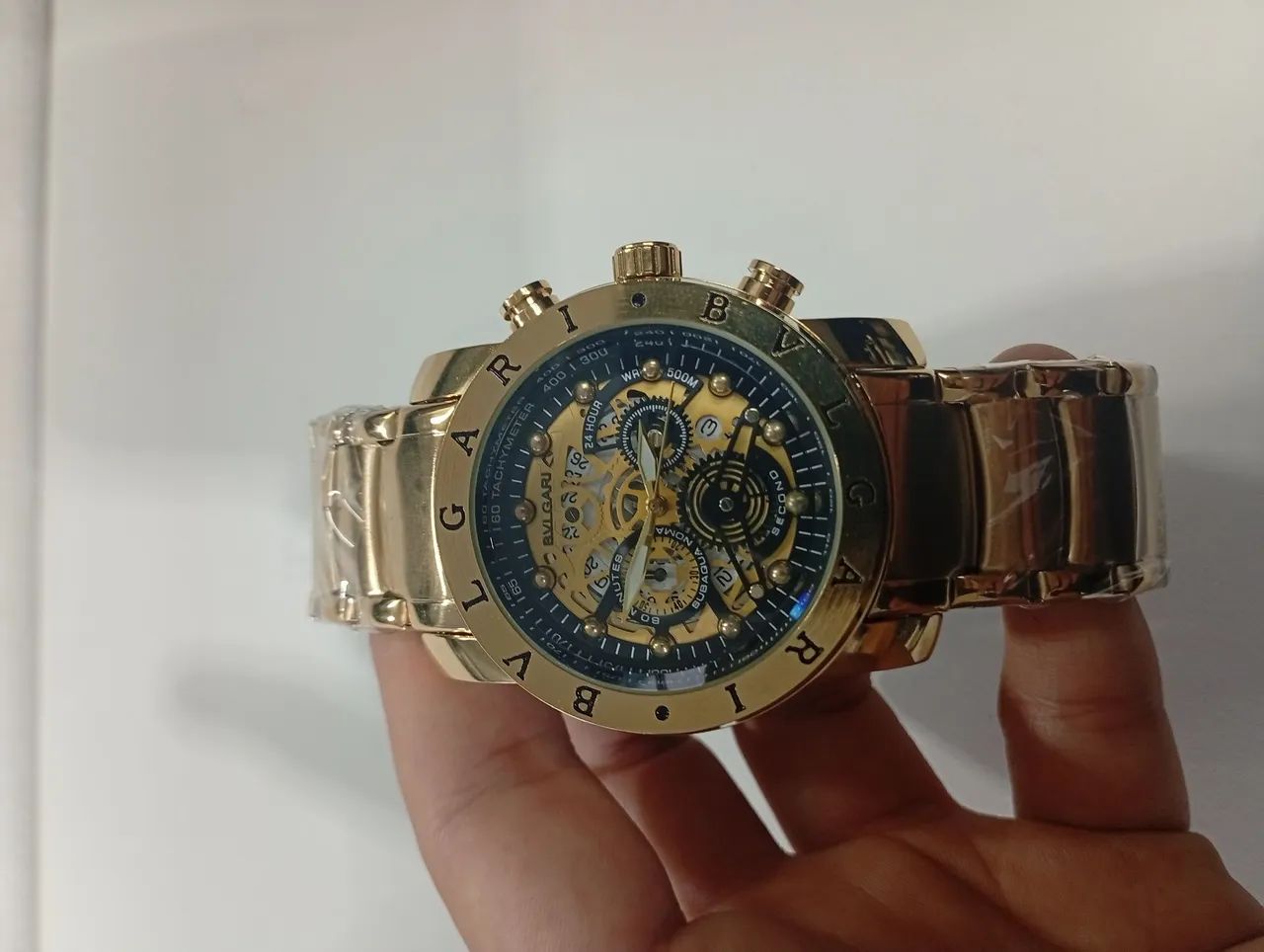 RELÓGIO BVLGARI FUNDO DE VIDRO  - Foto 5