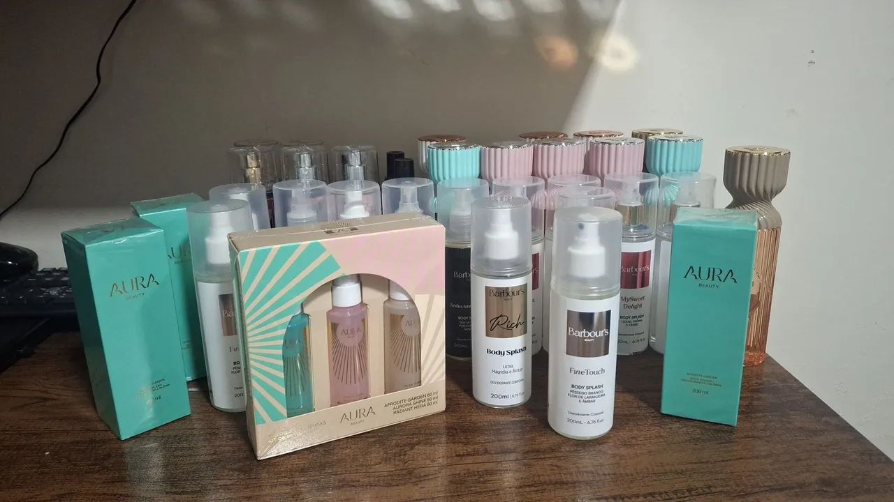 Body Splash Aura Beauty, Lattafa e Barbour's | Pronta Entrega