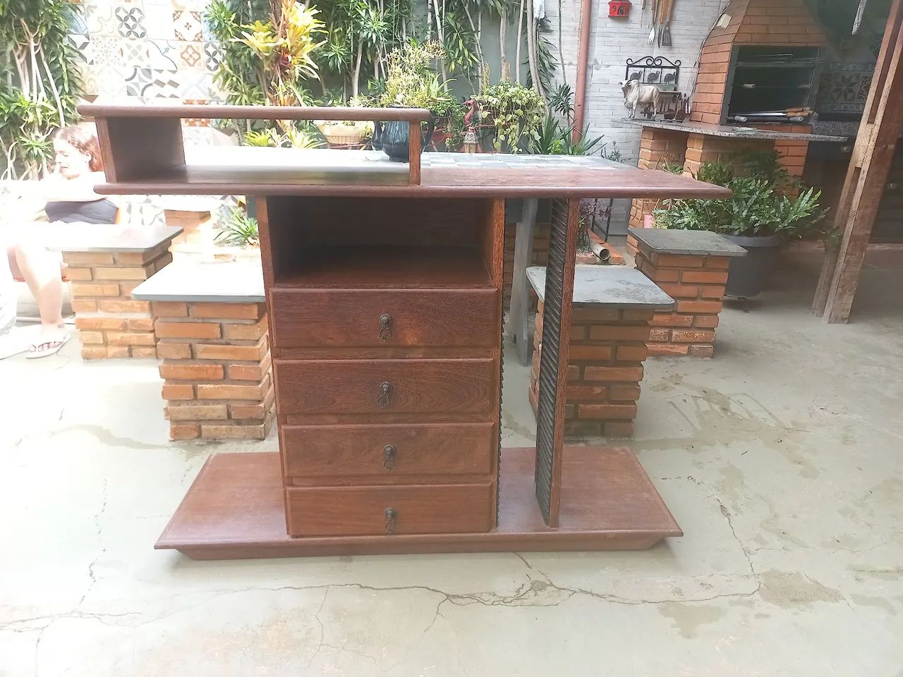 Rack de sucupira 