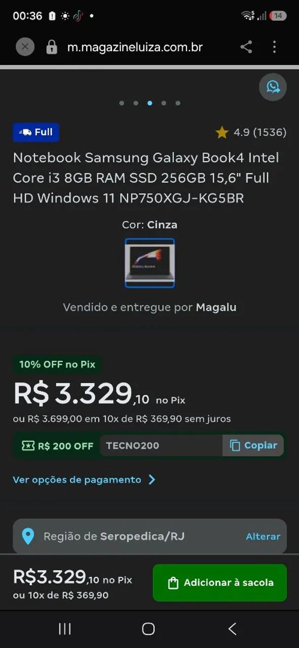 Notebook Samsung , aceito ofertas.  - Foto 2