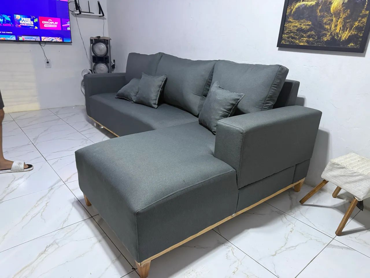 Sofá com chaisse modulado  - Foto 3