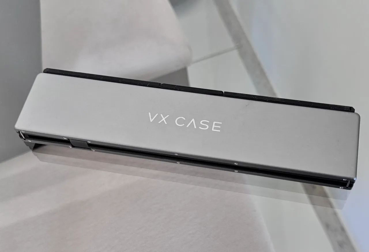 Teclado dobrável Bluetooth VX Case, ideal para celular e tablet. - Foto 4
