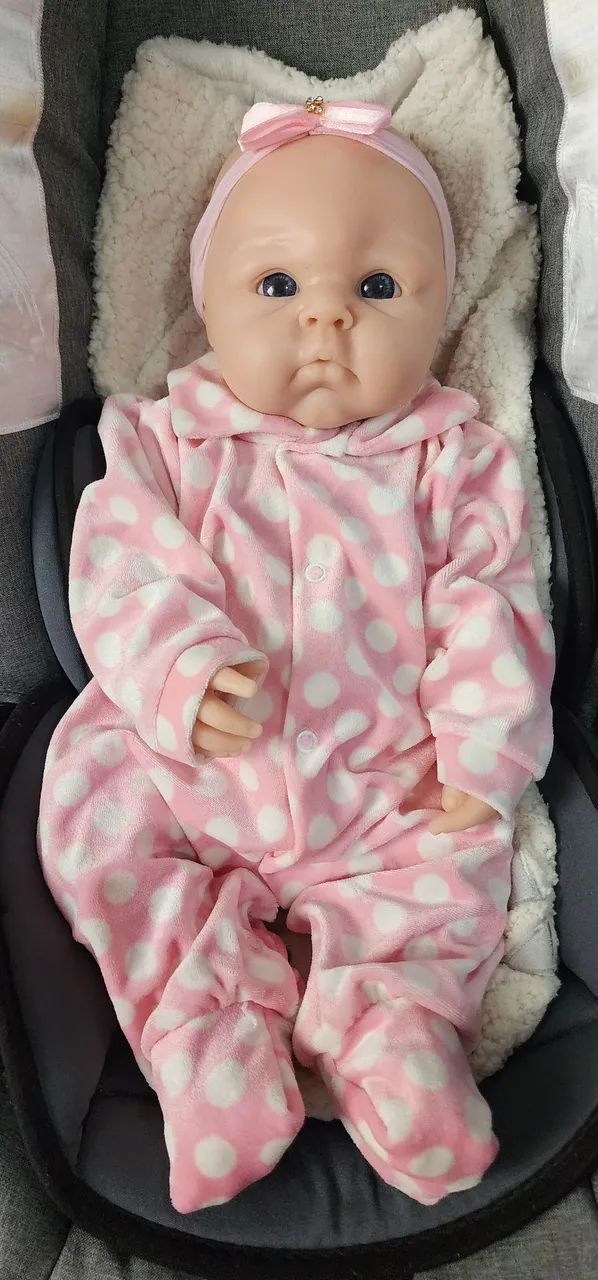 Bebê reborn silicone sólido