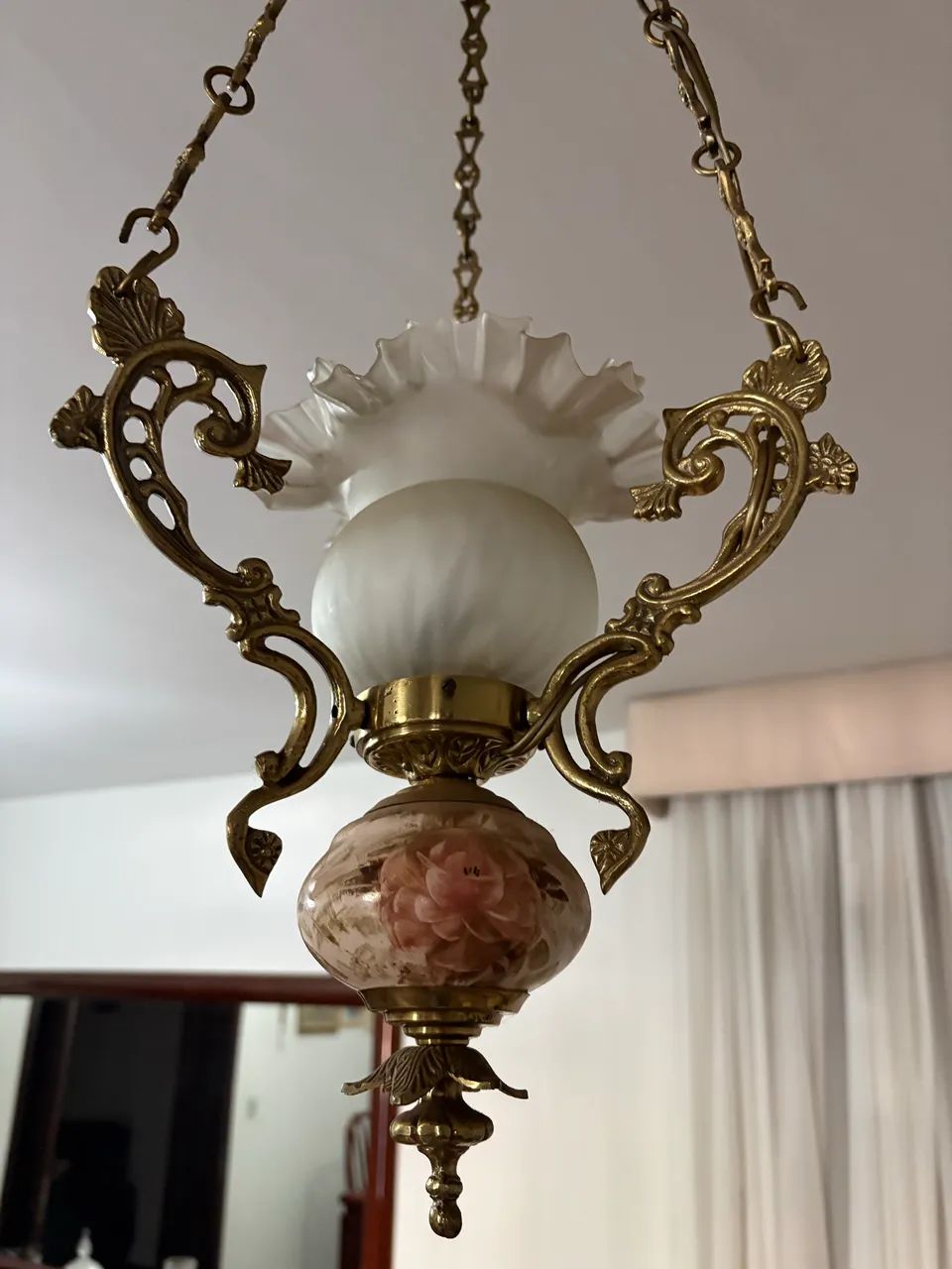 2 lustres para sala com hastes em bronze - Foto 3