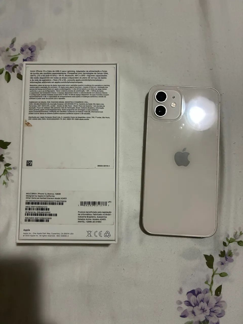 iPhone 12 128 GB Branco ? Excelente estado + caixa original!  - Foto 2