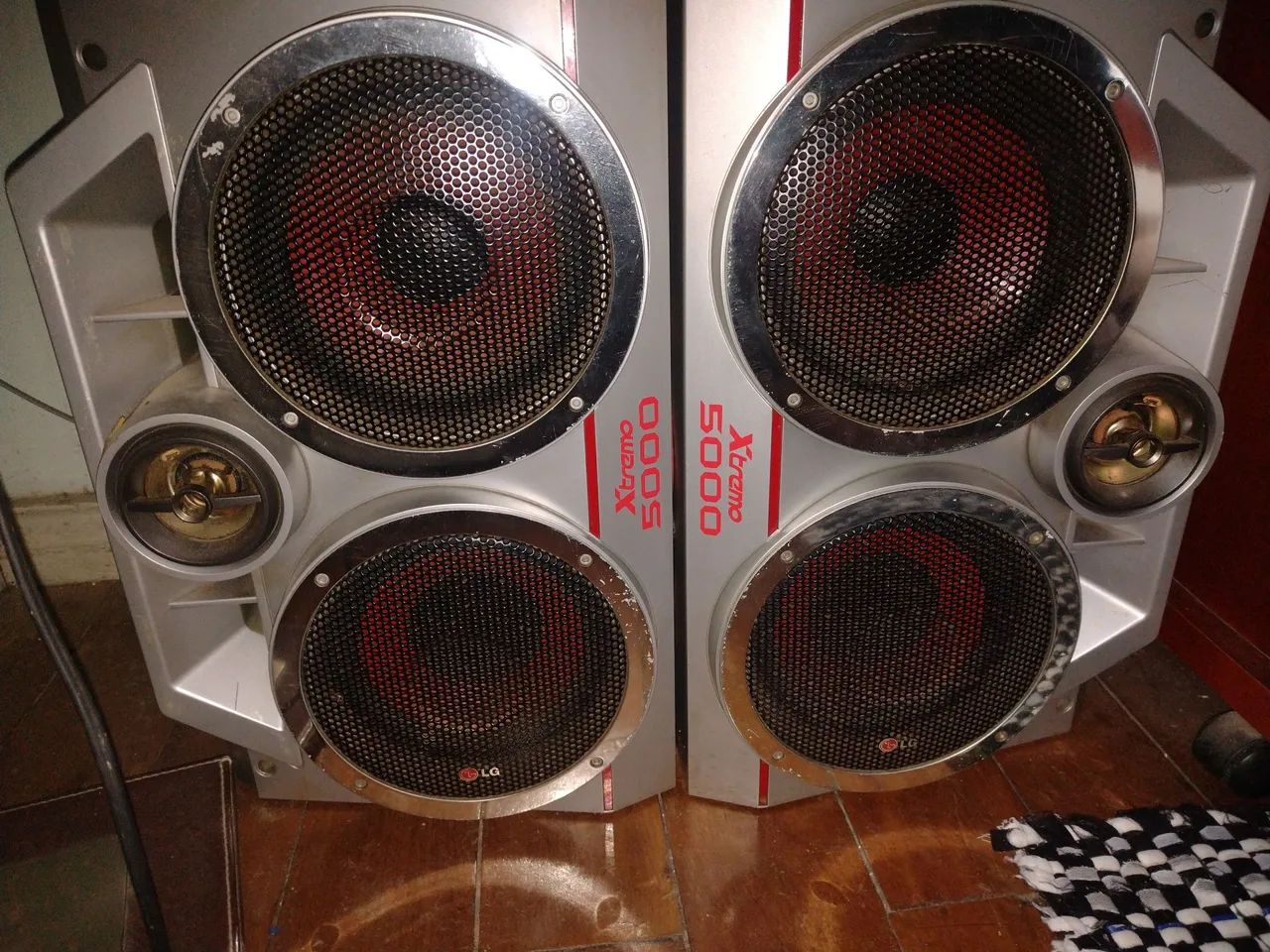 Par de caixas de som LG antigas  - Foto 2