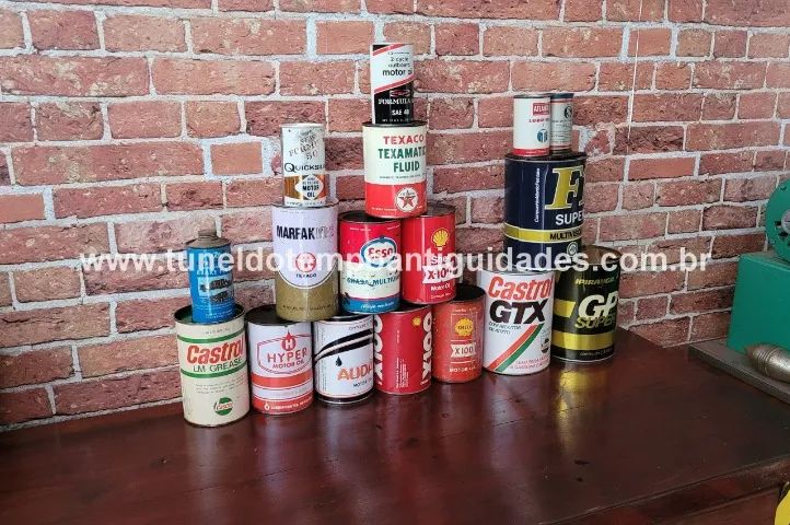 Latas Óleo Antigas - Foto 2