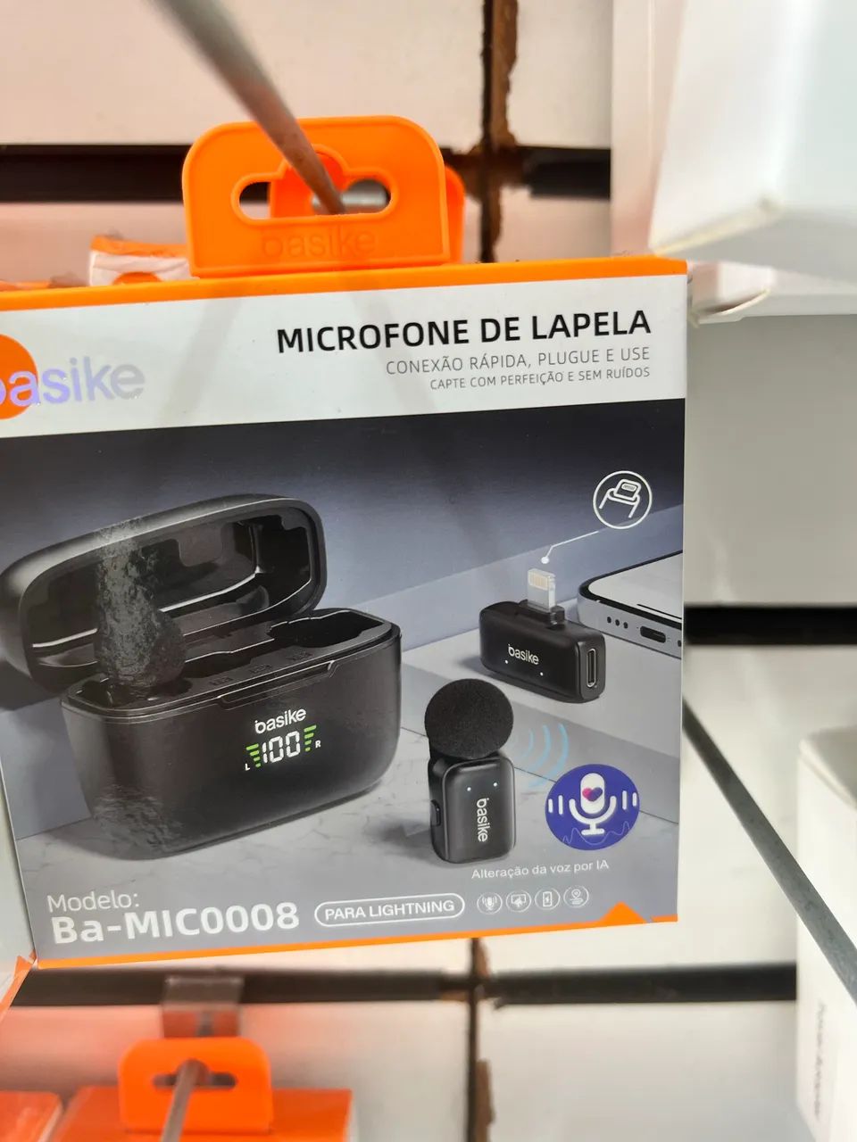 Microfone de Lapela IPhone Duplo Profissional  - Foto 2