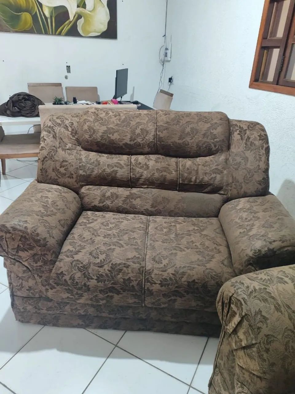 Conjunto de Sofá, um de 3 lugares e outro de 2 lugares - Foto 5