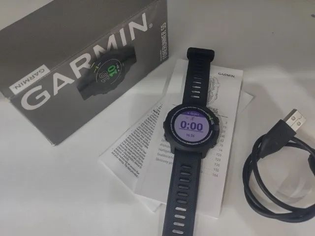Relogio com GPS e frequencimetro Garmin Forerunner 55 - Foto 2
