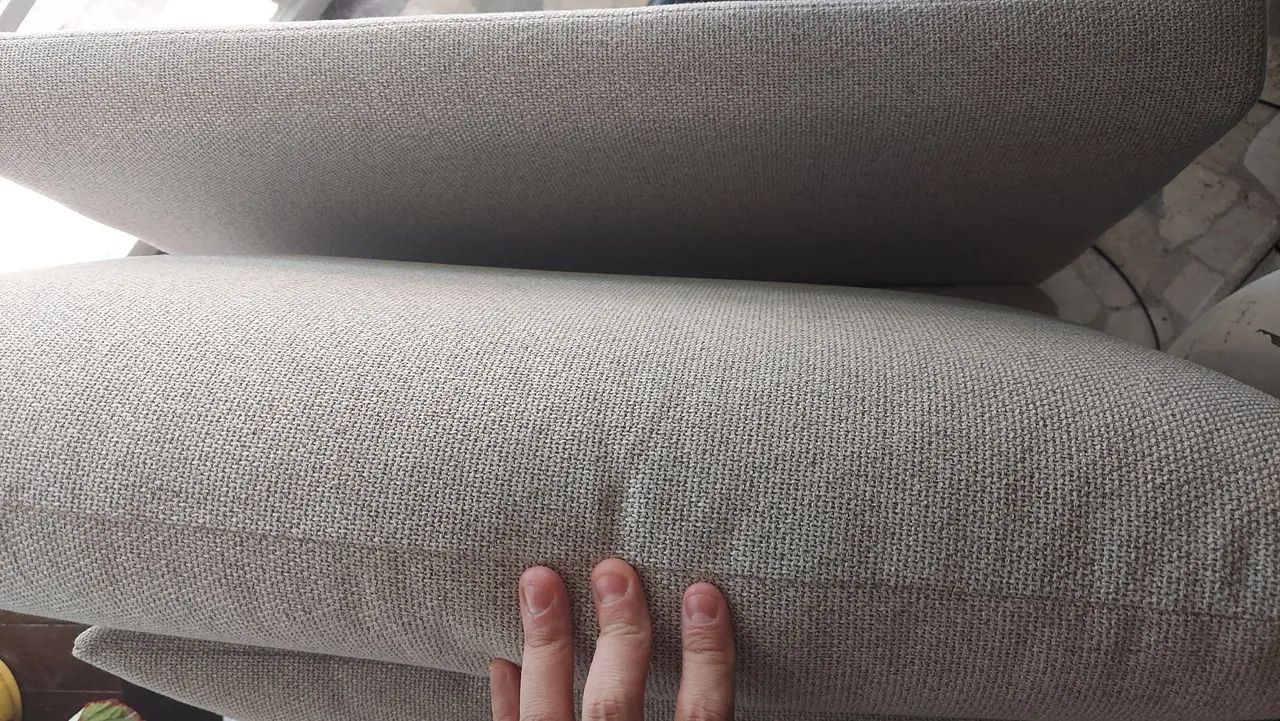 Promoção dia dos namorados! Chaise linho cinza - Foto 5