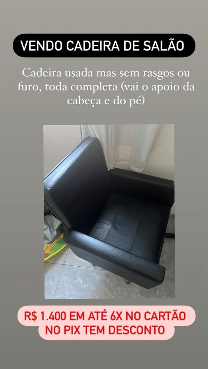 Cadeira de salão 