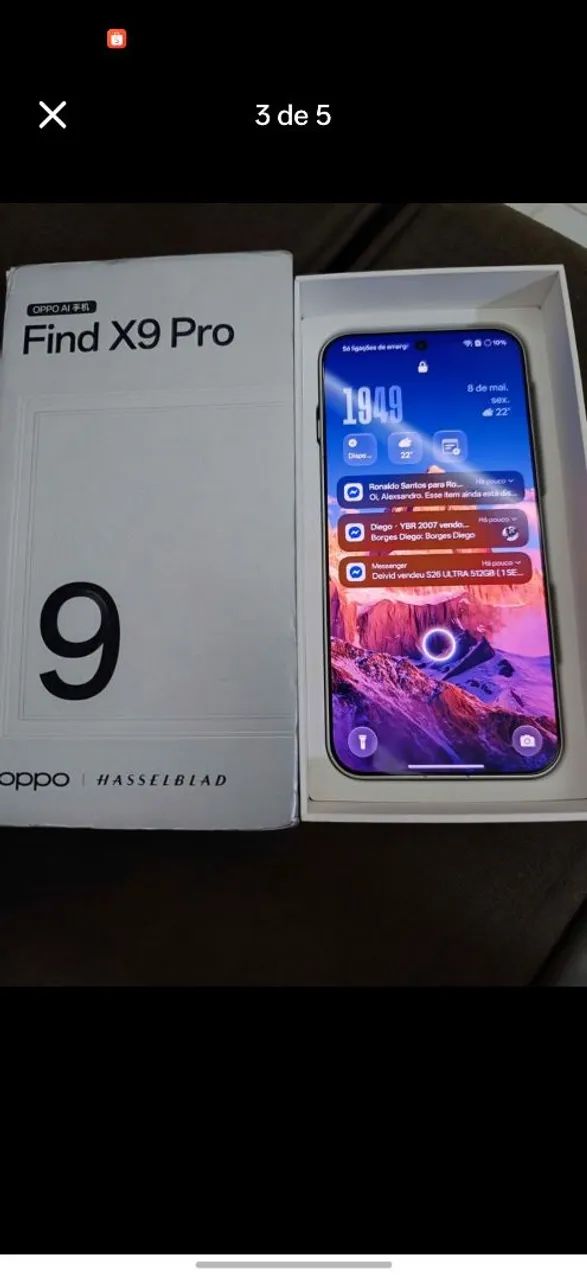 OPPO find x9 pro 512/16 versão CN  - Foto 2