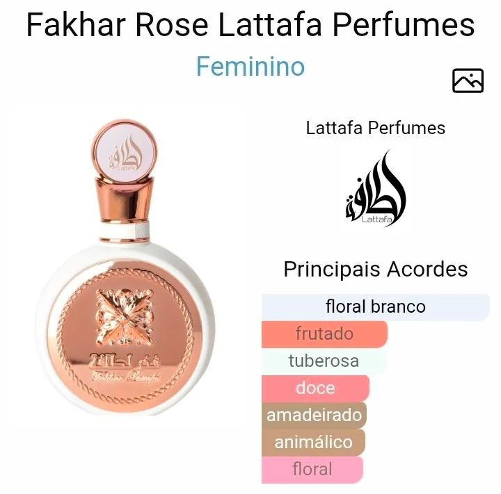 Perfume Árabe Fakhar Rose 100ml Original  - Foto 3