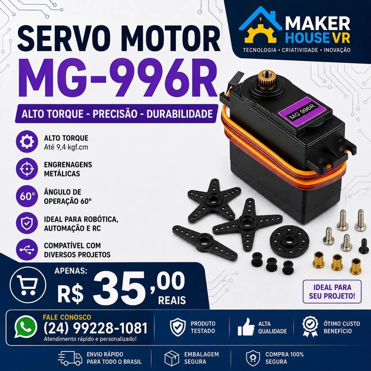 Servo motor MG996R