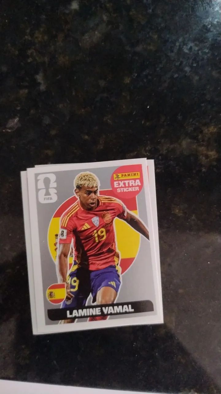 Figurinha copa do mundo 2026-yamal prata 