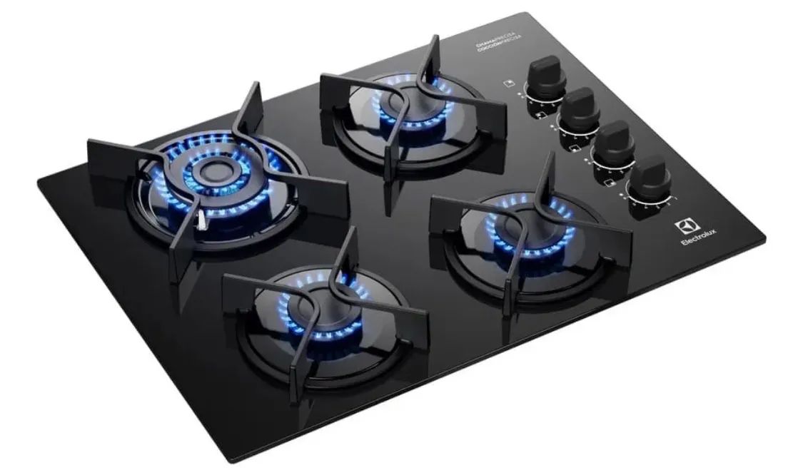 Cooktop Electrolux 4 Bocas KE4GC Preto - Novo Lacrado - Foto 3