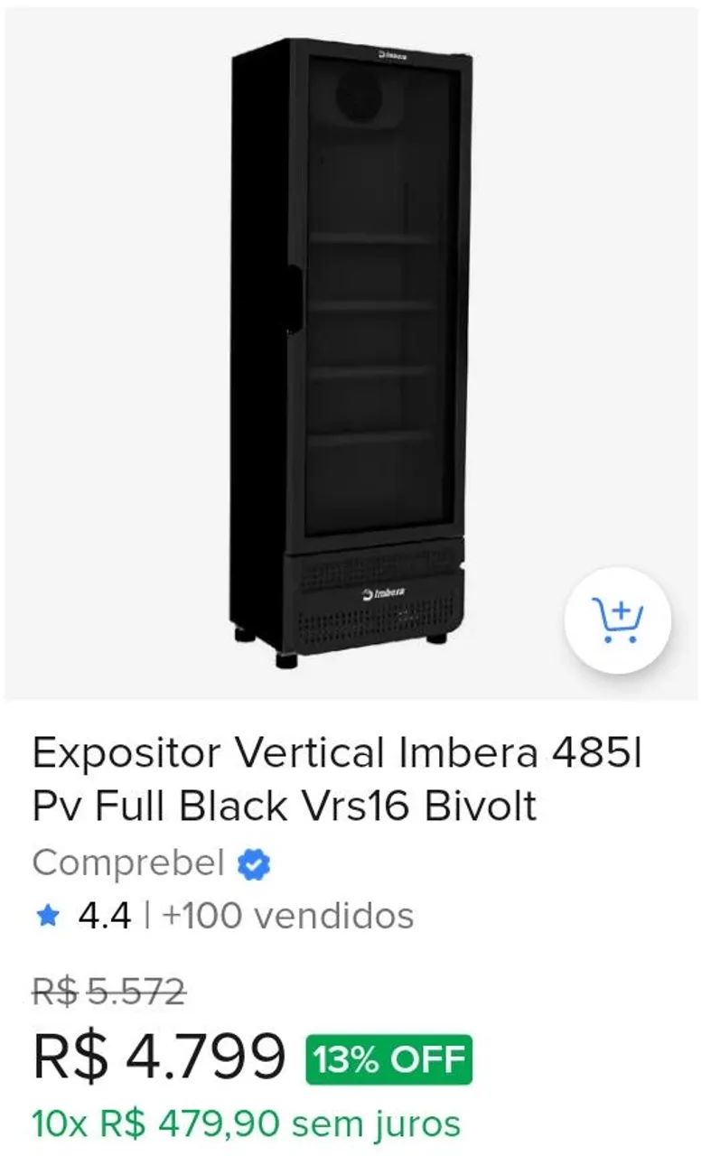 Expositor vertical imbera 485L - Foto 2