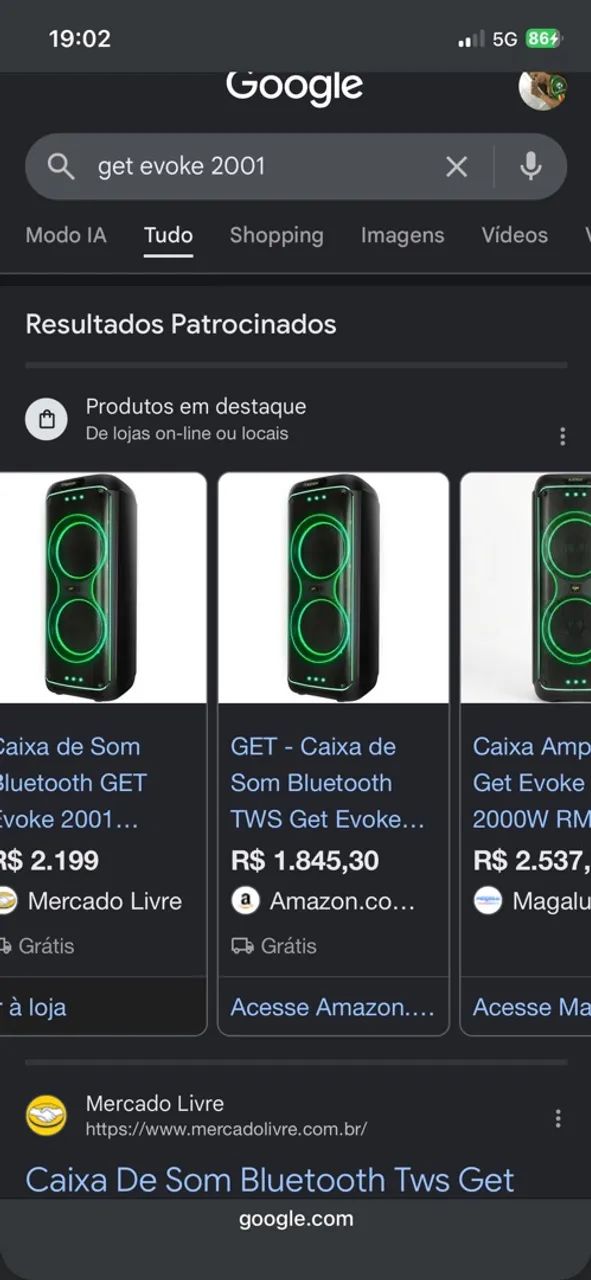 (NA CAIXA) VENDO SOM GET EVOKE 2000W RMS - Foto 3