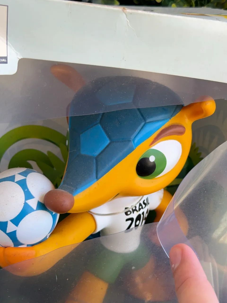 Boneco do Fuleco - Mascote da Copa 2014 - de Vinil - Grow - Foto 2