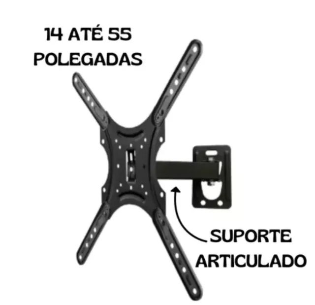 Kit 4 Suporte para TV articulado, Tvs de 14 a 55 polegadas - Foto 4