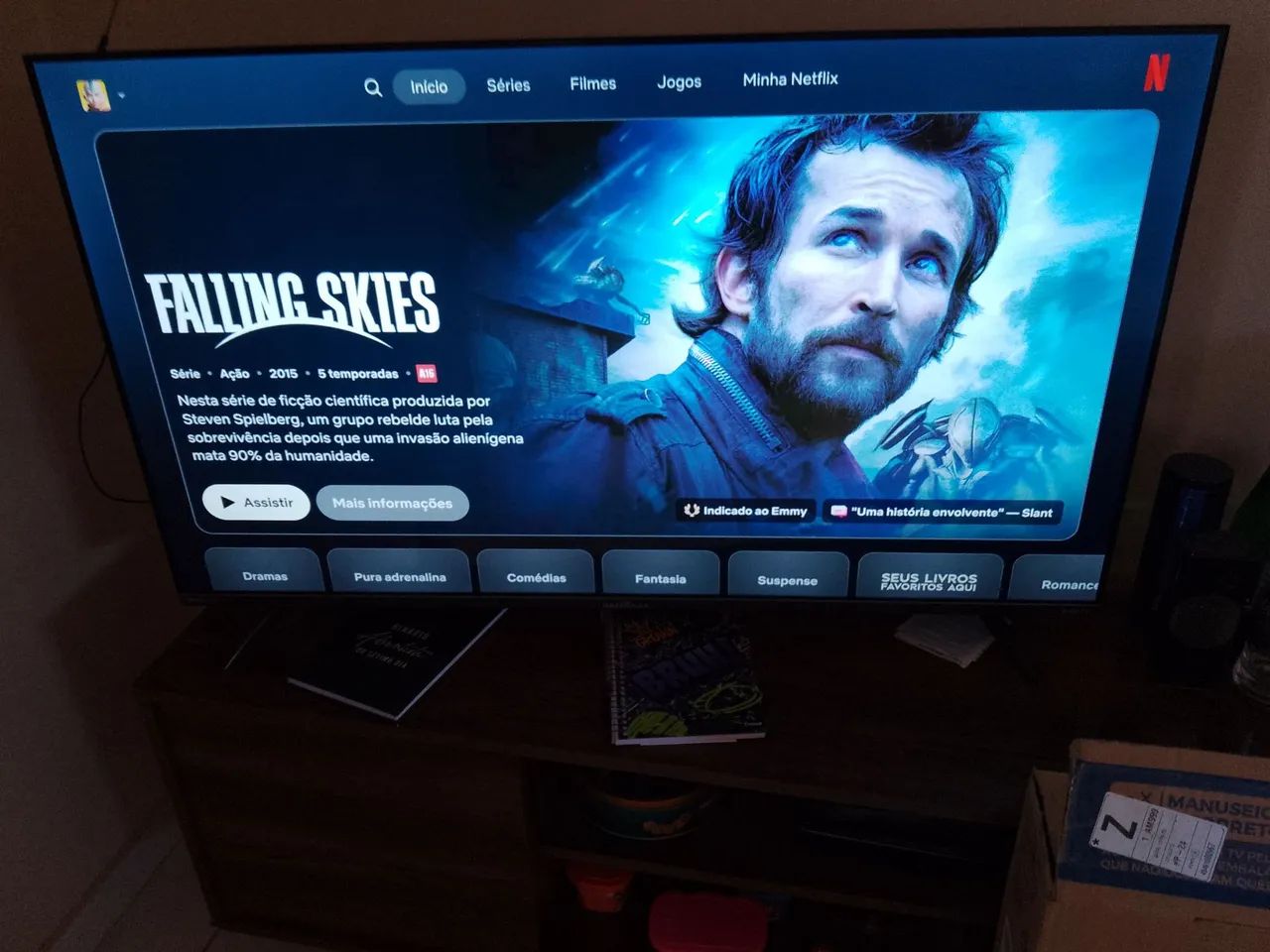 Tv smart 43 Britânia nova