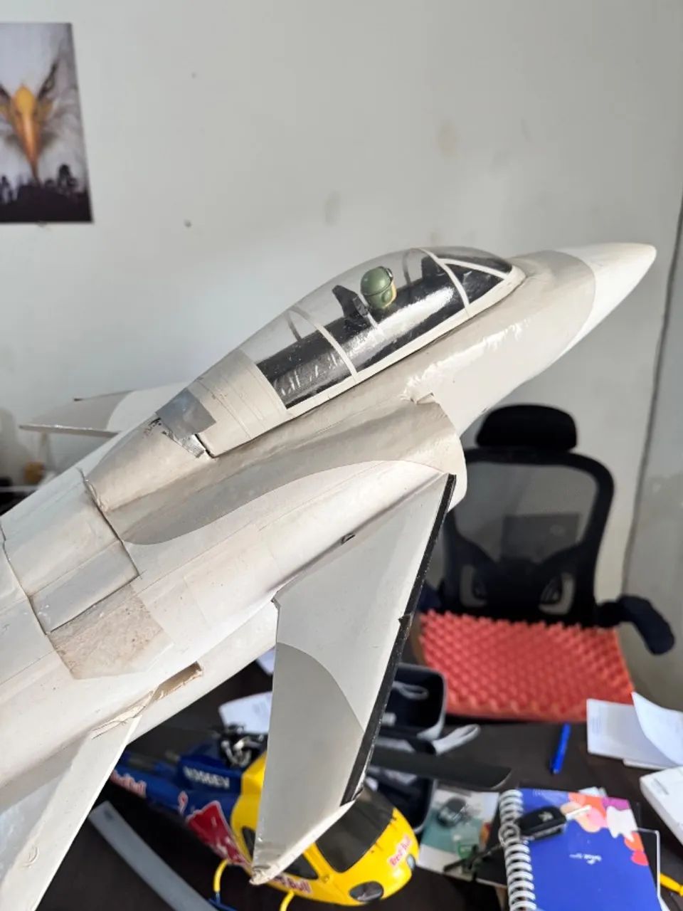Aeromodelo jato Gripen com motor e hélice  - Foto 2