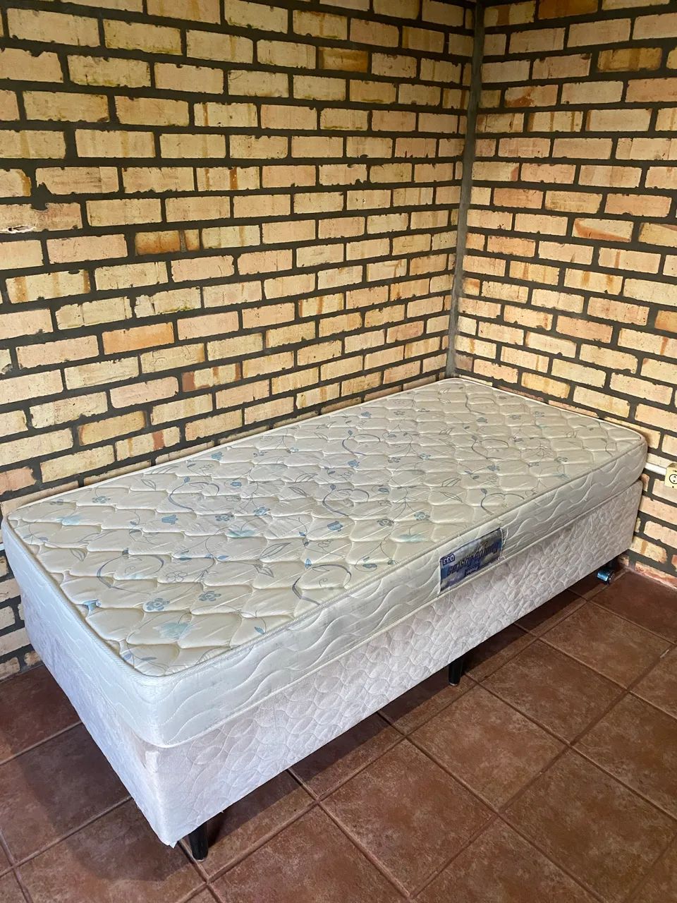 Base box ortobom com colchão - Foto 2