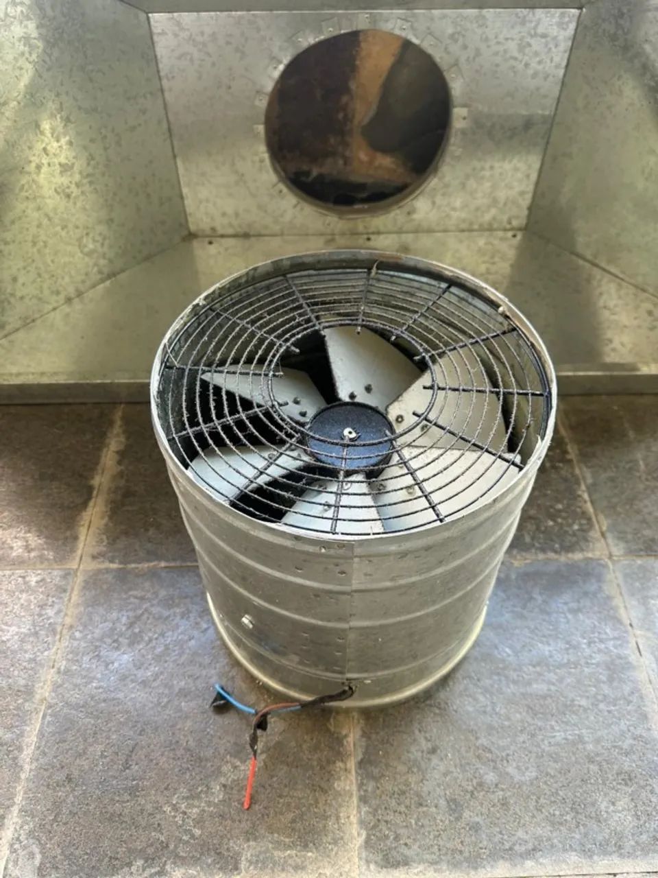 Coifa Galvanizada Chapa 28 com Motor - Foto 4