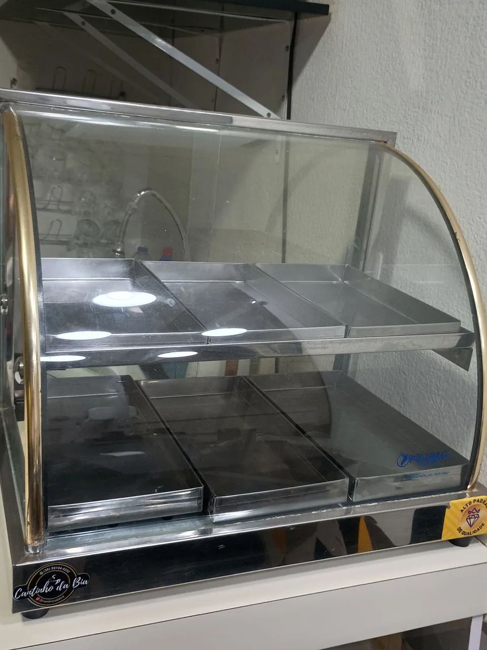 Vendo estufa com 6 bandejas 2 andares 110V