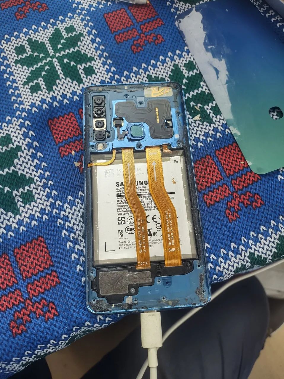 Celular Samsung A9 2018 peças  - Foto 3