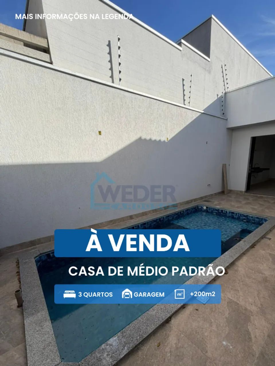Casa moderna e financiável 