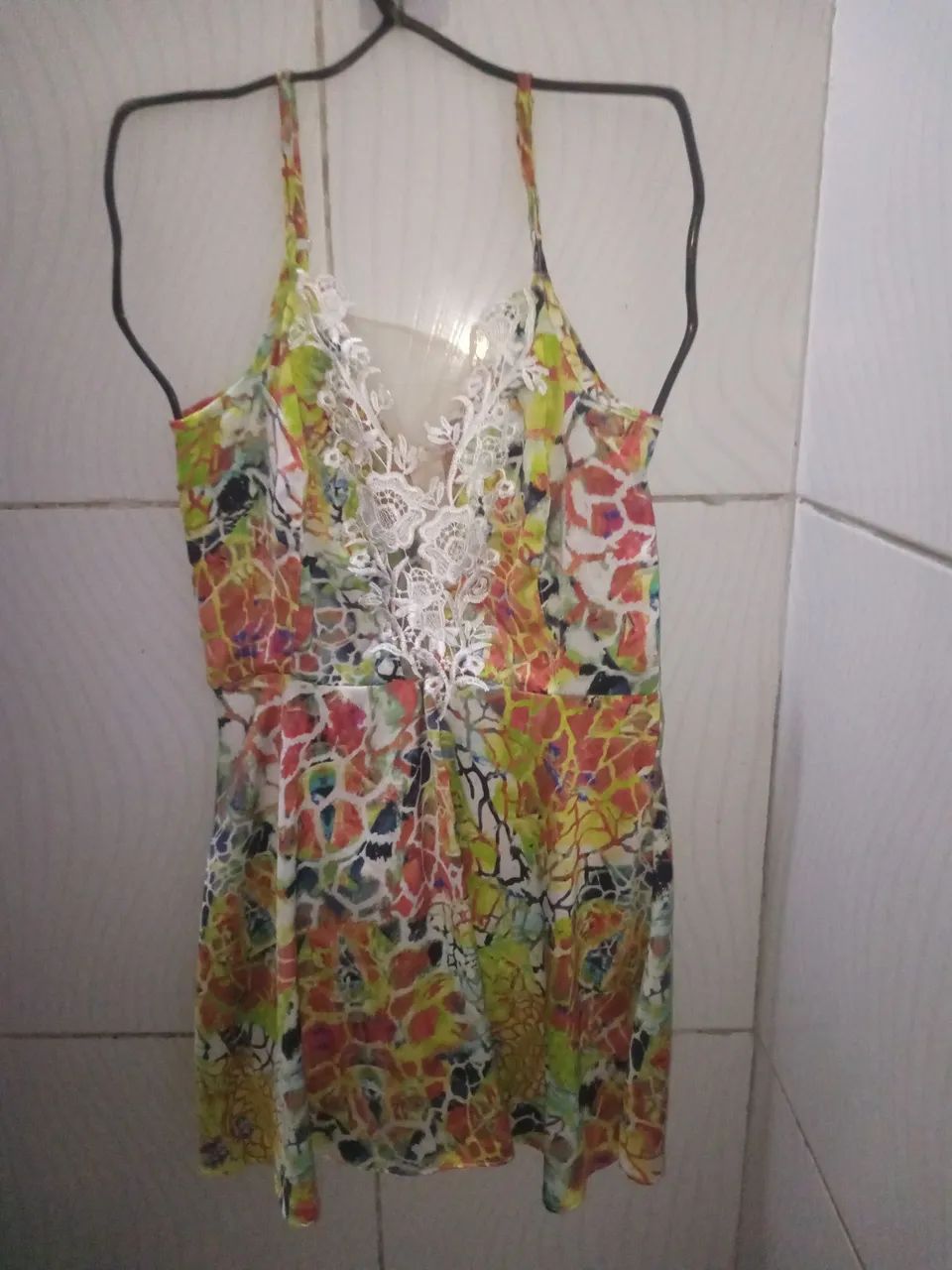 Vestido, Estampas Animal Print Feminino M - Foto 5