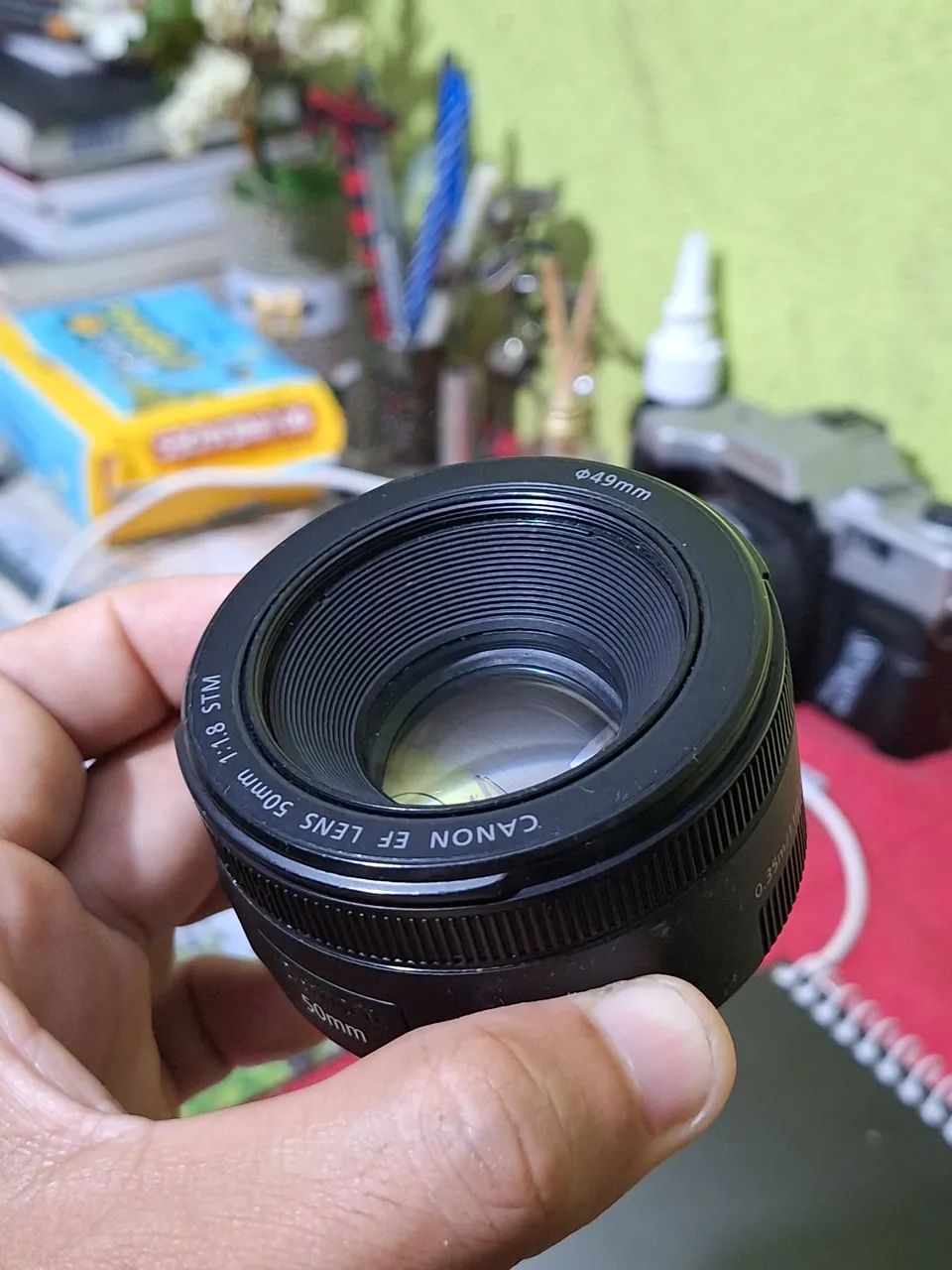 Lente canon 50mm