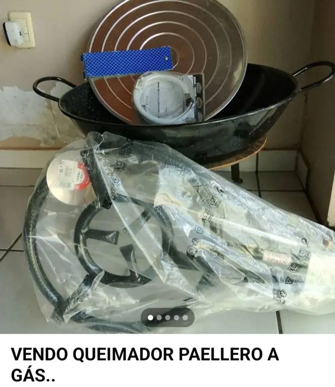 VENDO QUEIMADOR PAELLERO A GÁS 