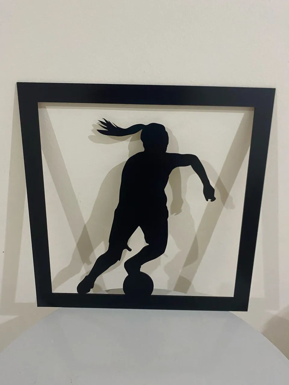 Quadro / Moldura Decorativa - Futebol Feminino 