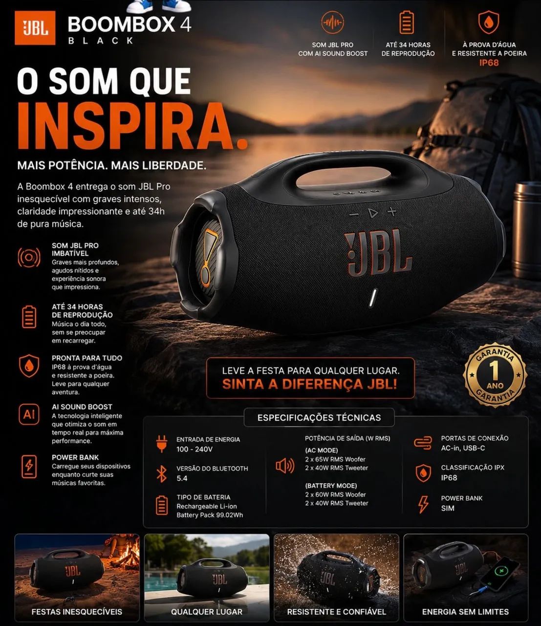 JBL BOOMBOX 4  - Foto 3